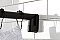 Kingston Brass CC6720 Edenscape 60"-72" Stainless Steel Adjustable Single Curved Shower Curtain Rod - Matte Black