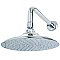 Kingston Brass K136A1CK Shower Scape 7-3/4" Brass Shower Head with 12" Shower Arm - Polished Chrome
