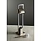Kingston Brass SCC8348 Pedestal Toilet Paper Holder with Toilet Brush Holder - Brushed Nickel
