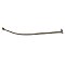 Kingston Brass CC7218 Edenscape 72" Stainless Steel Single Curved Shower Curtain Rod - Brushed Nickel
