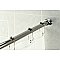 Kingston Brass CC3171 Edenscape 47"-60" Stainless Steel Adjustable Curved Shower Curtain Rod - Polished Chrome